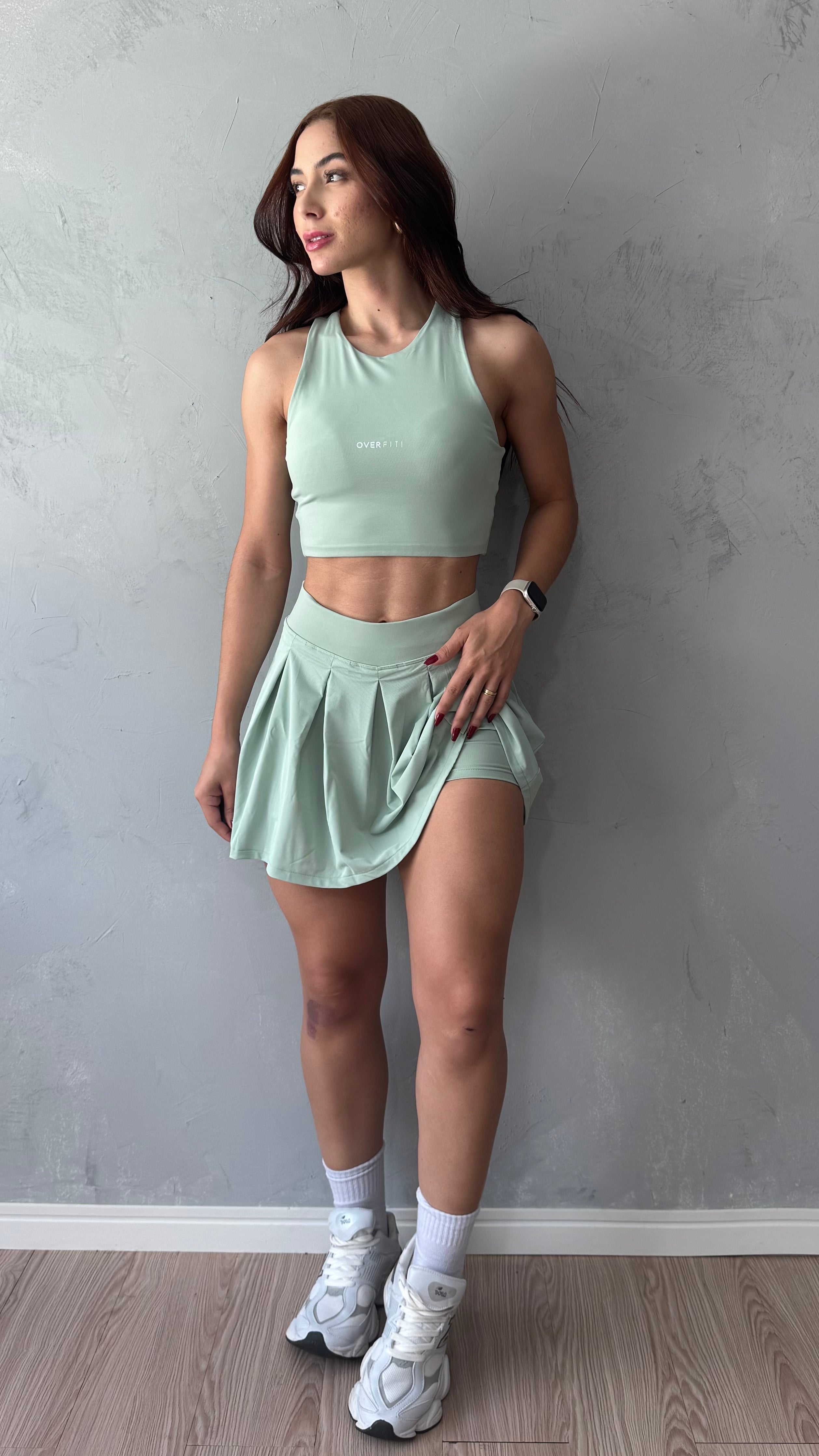 Conjunto Mônica Verde Menta